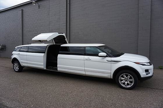 White limo exterior