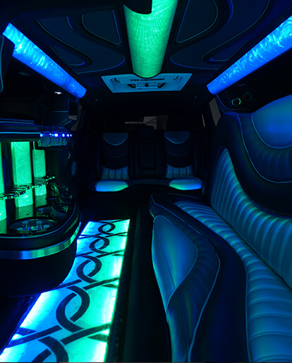 Dallas limo interior